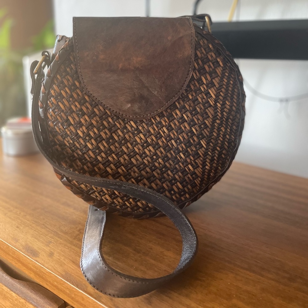 Rattan Crossbody purse from Bali